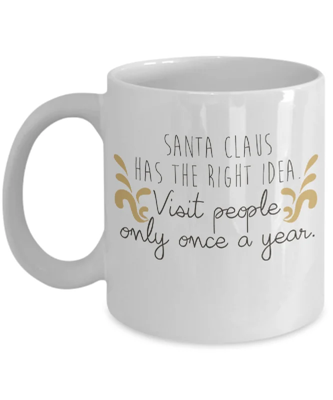 Funny Christmas Gift Coffee Mug  Gift for Her Him Custom Holiday Winter Tea Cup