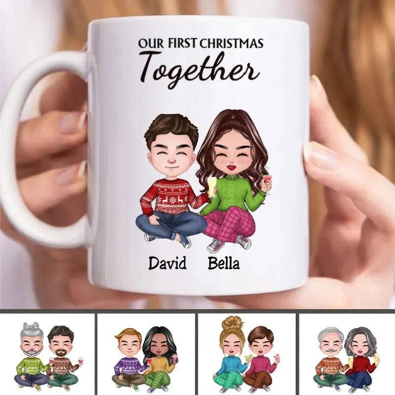 Couple - Our First Christmas Together - Personalized Mug