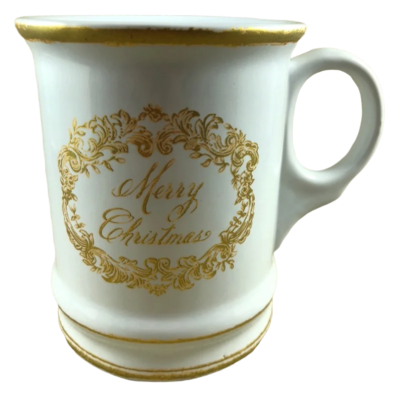 Gold Merry Christmas Wreath Mug Williams-Sonoma