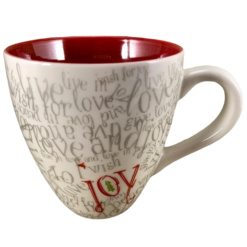 Joy Christmas Words Mug Starbucks