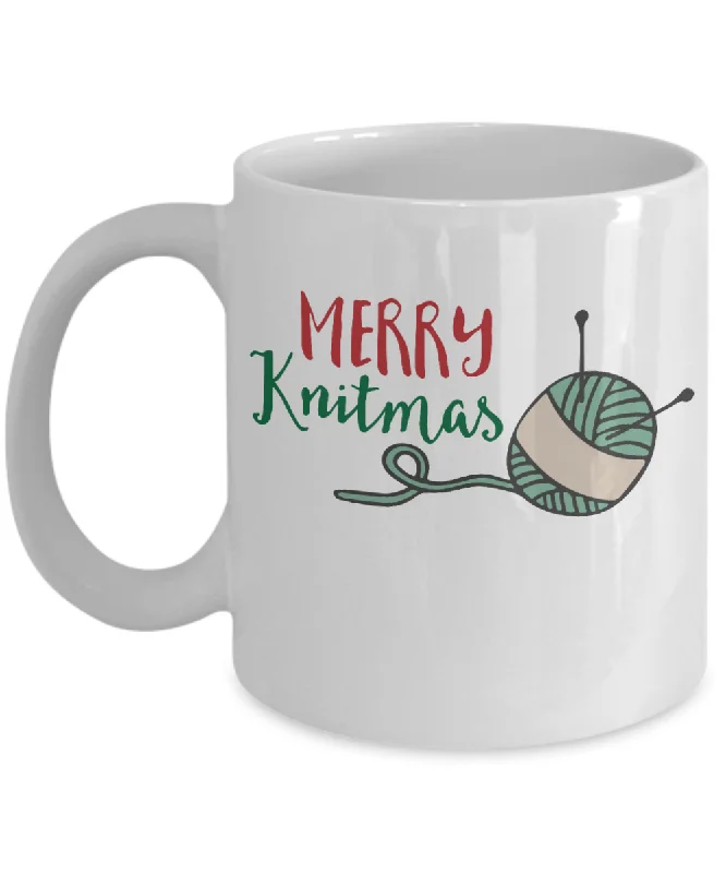 Knitters Coffee Mug Christmas Gift Custom Mug