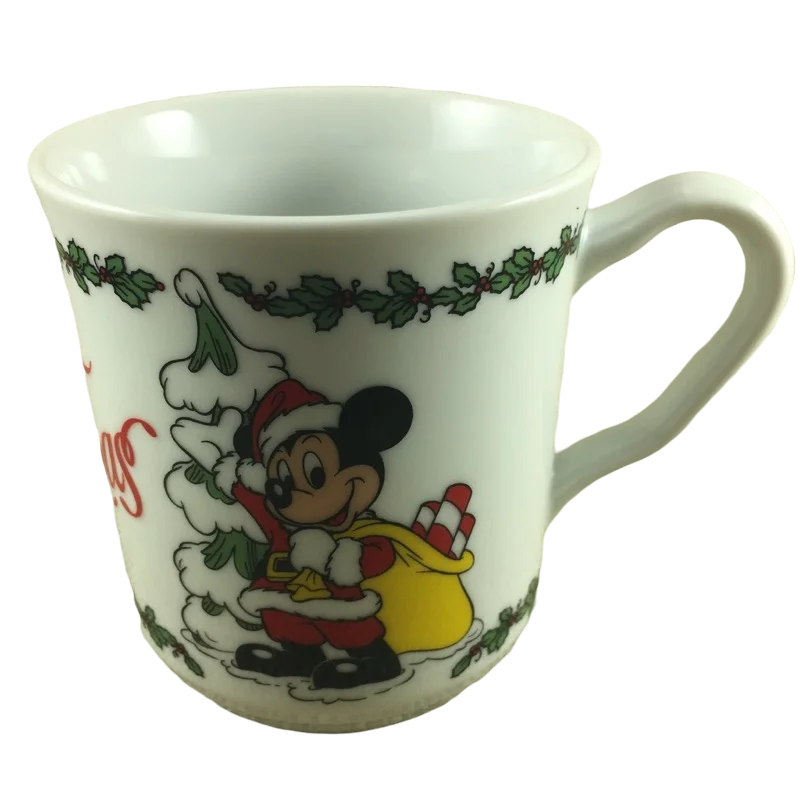 Merry Christmas Mickey Mouse Disneyland Walt Disney World Mug Disney