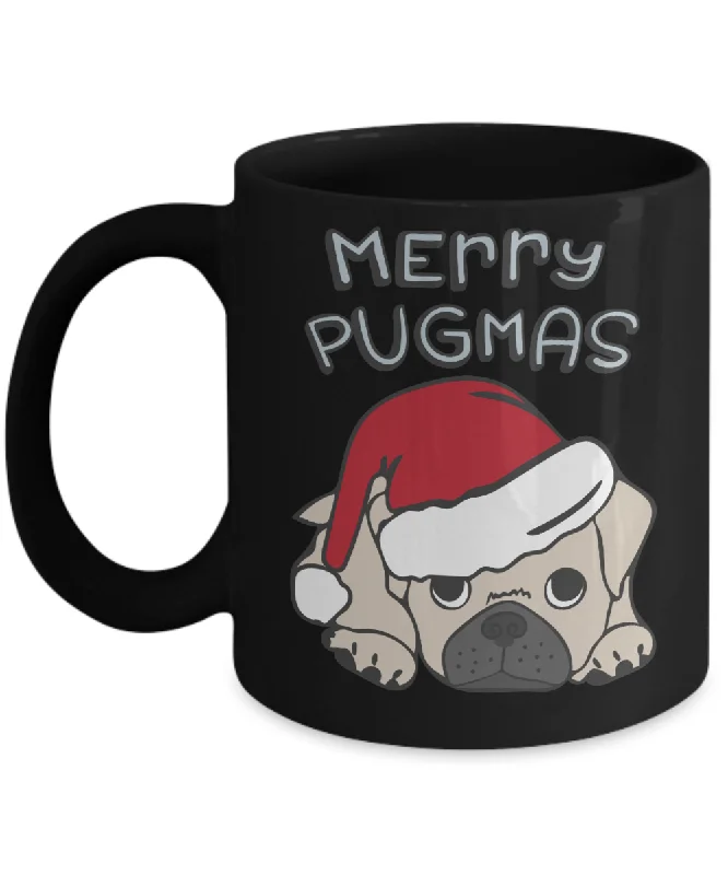 Pug Dog Christmas Mug Pug Dog Onwer Gift Custom