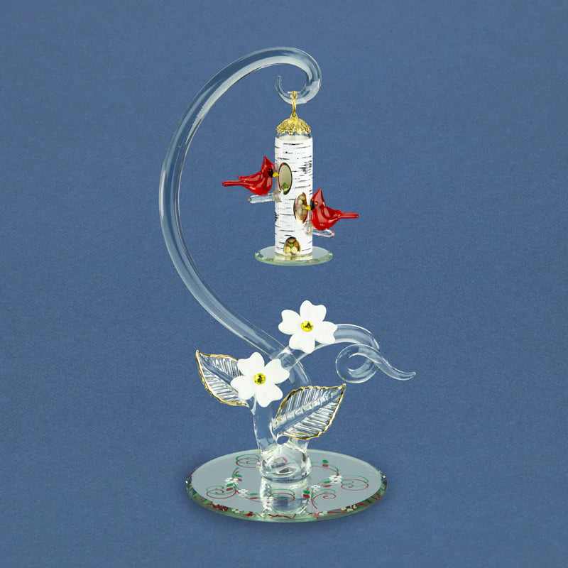 Glass Baron Cardinal Feeder