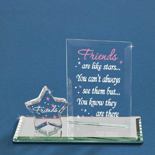 Glass Baron Friends are Like Stars Figurine