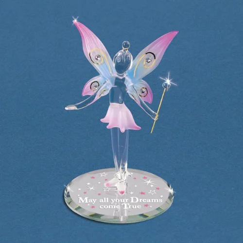 Glass Baron May All Your Dreams Come True Fairy Glass Figurine