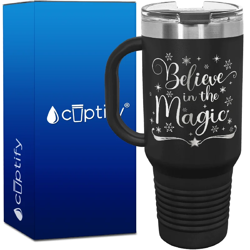 Believe in Magic 40oz Christmas Travel Mug