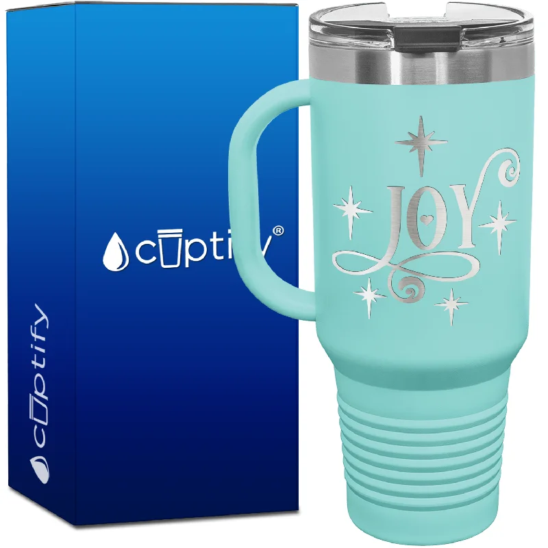 Joy 40oz Christmas Travel Mug