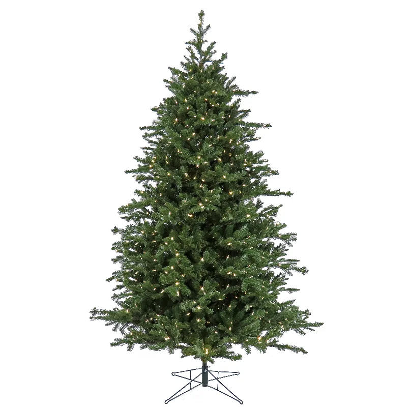 10ft. Pre-Lit Douglas Fir Hinged Tree with Warm White LED Lights