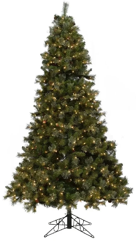 10' Rocky Mountain Instant Lite Pole Pre-Lit Artificial Narrow Fir Tree with Foot Tapper