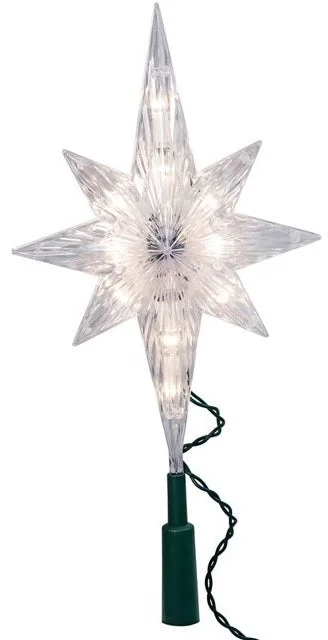 11" Pre-Lit Bethlehem Tree Topper Star