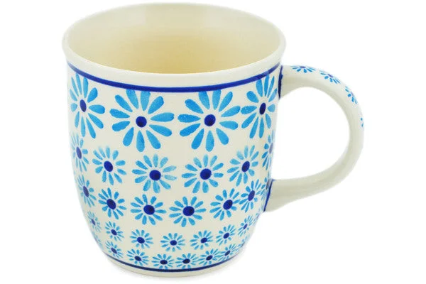 12 oz Mug - Blue Daisy Delight