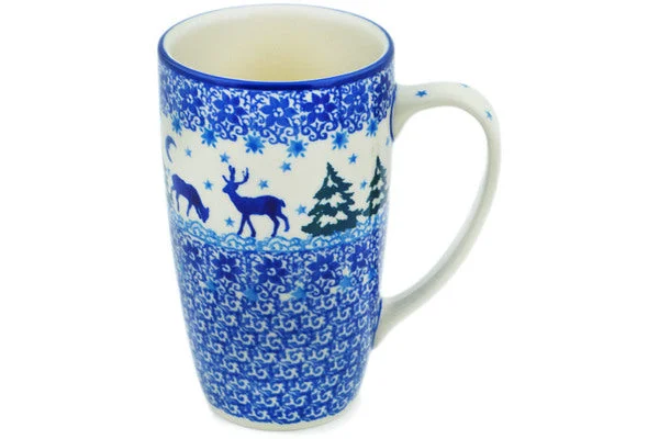 14 oz Latte Mug - Forest Night