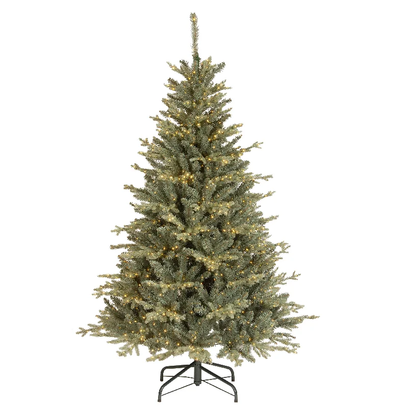 4.5 ft. Pre-Lit Cambridge Blue Fir Tree with Infinity Lights