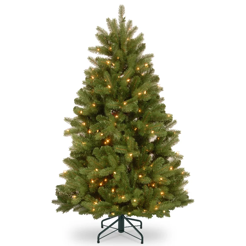 4.5 ft. Pre-Lit Newberry Spruce Tree with Dual Color LED Lights