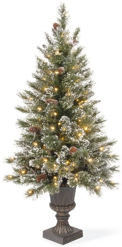 4' Crystal Elegance Pre-Lit Artificial Entrance Tree