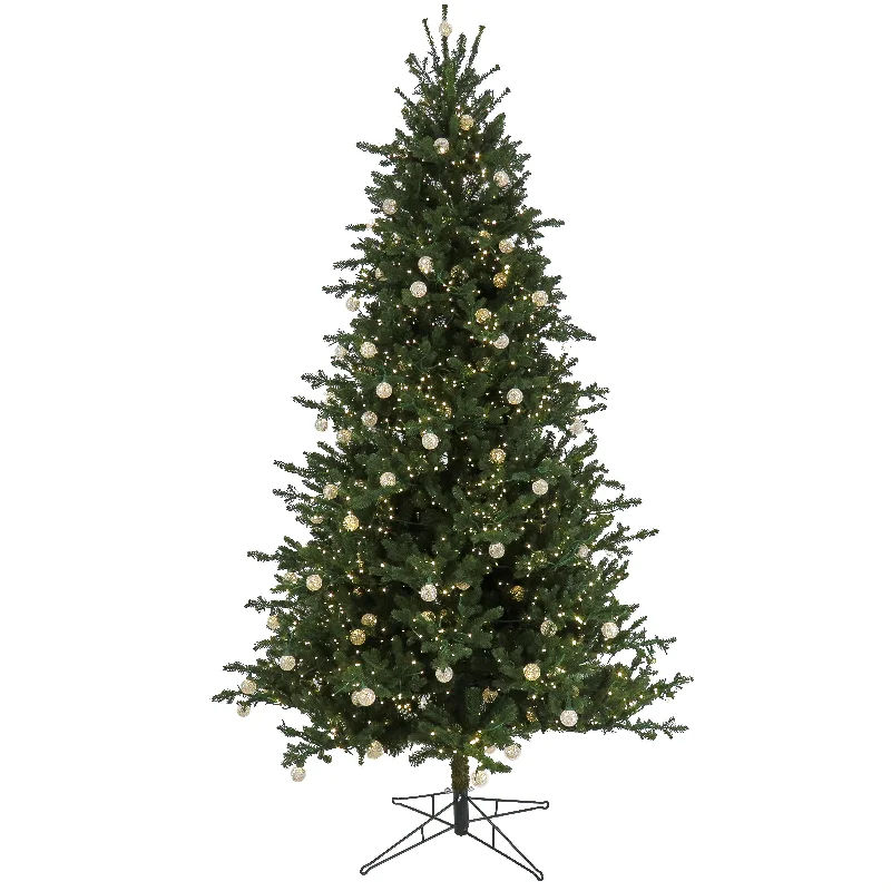 7.5 ft. Pre-Lit Aspen Pine Tree with LED Lights