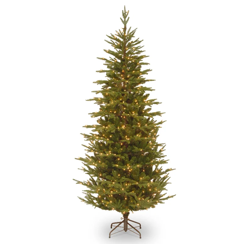 7.5 ft. Pre-Lit Fraser Grande Slim Tree with Clear Lights