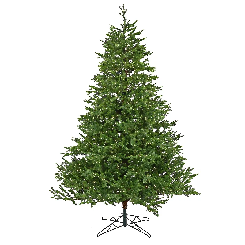 7.5 ft. Pre-Lit Noble Fir Tree with Dual Color Changing Rice Lights