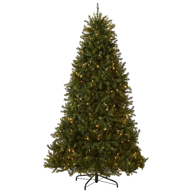 7 ft. Pre-Lit Dunhill Fir Tree with PowerConnect Dual Color LED Lights