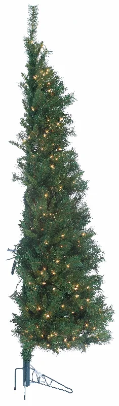 7' Pre-Lit Artificial Half Tree