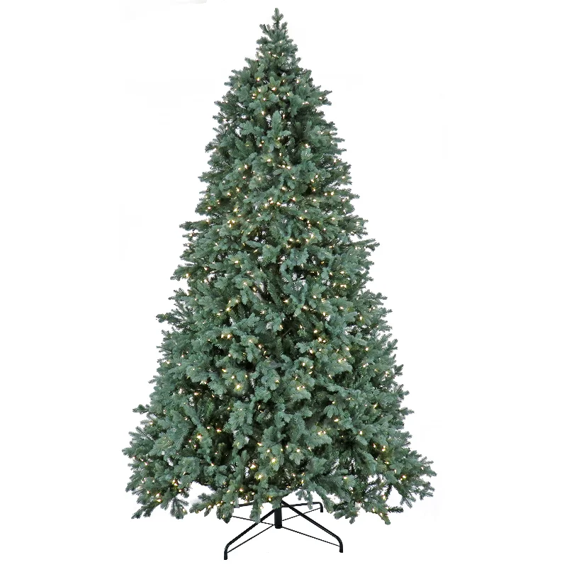 9ft. Pre-Lit Wellesley Fir Hinged Tree with PowerConnect Warm White LED Lights