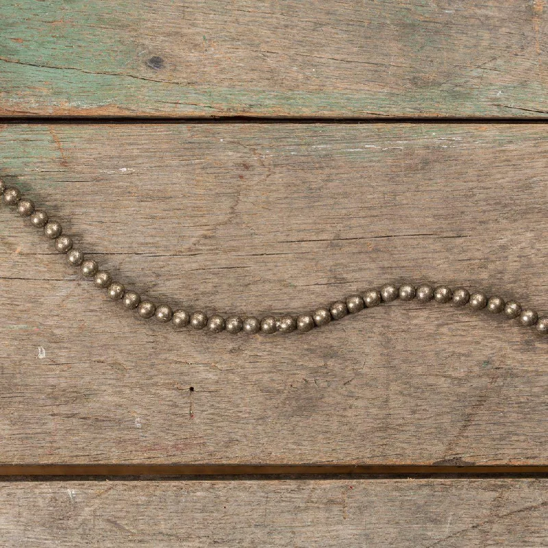 Antiqued Silver Bead Garland