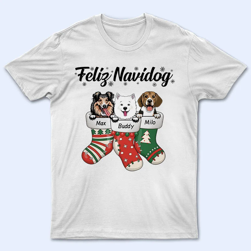 Christmas Stockings Dog Lovers - Christmas Gift - Personalized Custom T Shirt