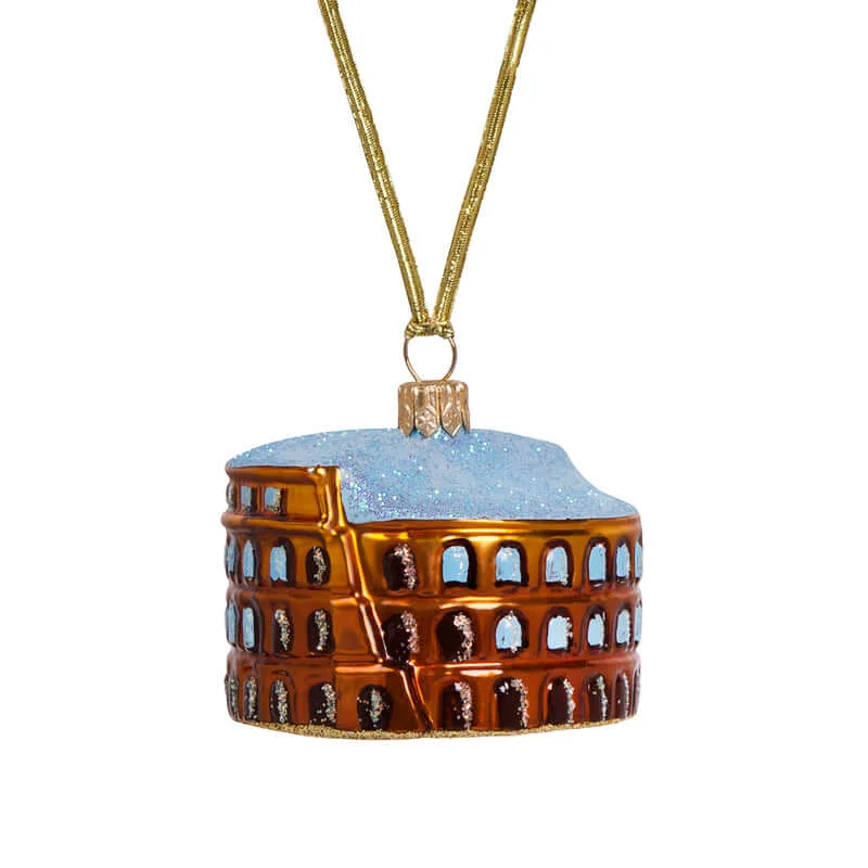 COLOSSEUM - CHRISTMAS BAUBLE - GLASS