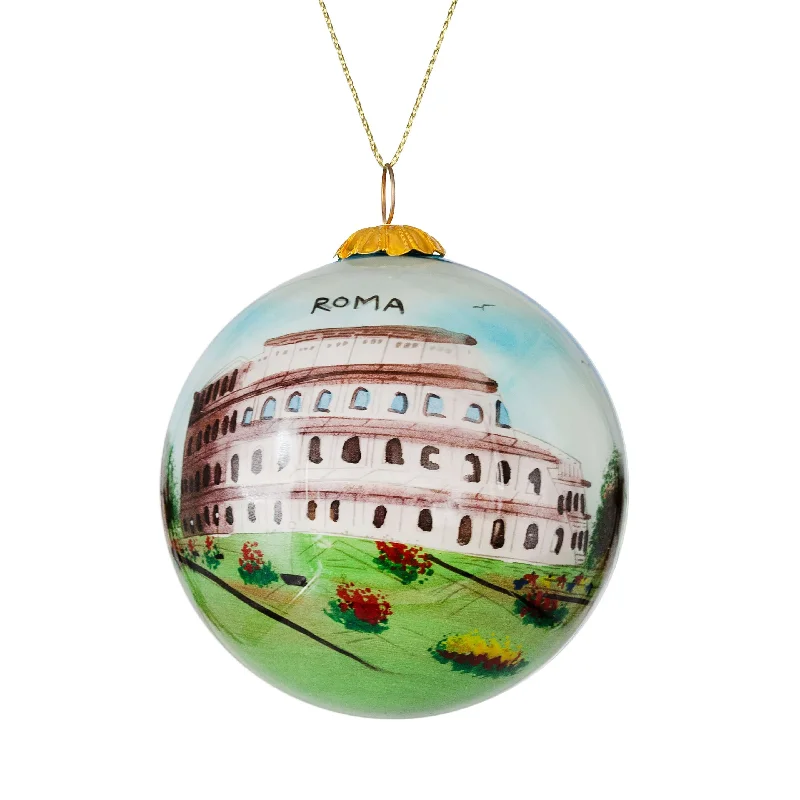 COLOSSEUM - CHRISTMAS BAUBLE - GLASS