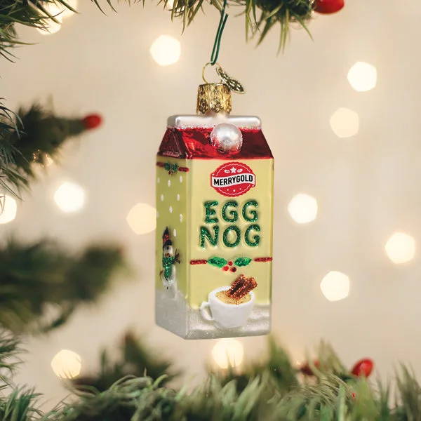 Eggnog Carton Ornament