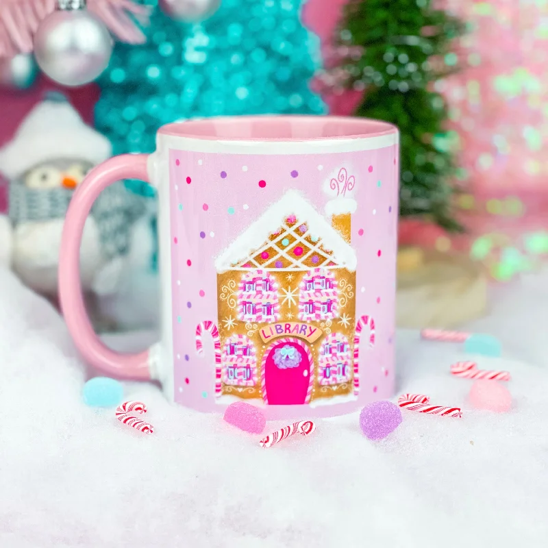 Gingerbread Library 11oz Mug