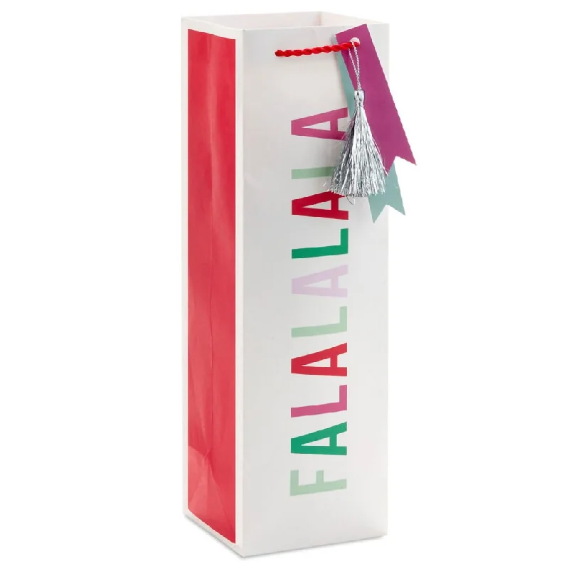 Hallmark : 13" Colorful Caroling Christmas Wine Gift Bag