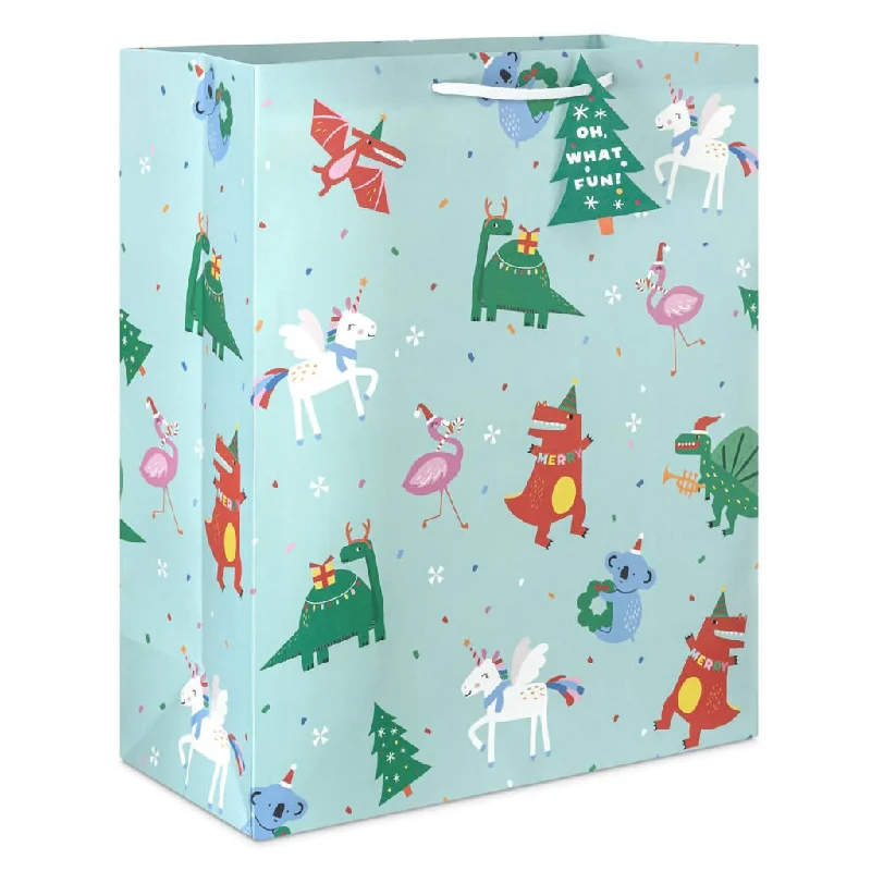 Hallmark : 15.5" Cool Christmas Characters Extra-Large Gift Bag