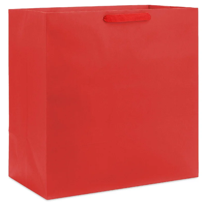 Hallmark : 15" Red Extra-Deep Gift Bag