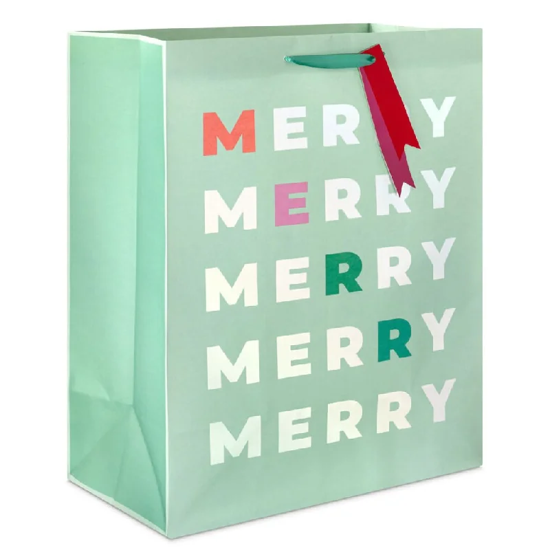 Hallmark : 20" Merry Merry Jumbo Christmas Gift Bag