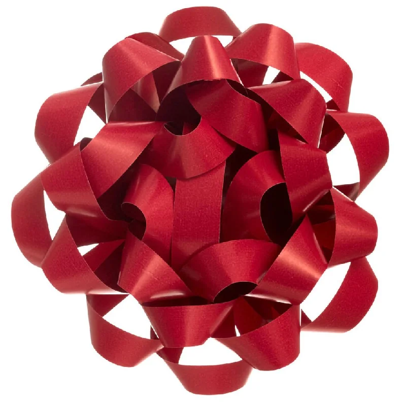 Hallmark : 4.6" Bright Red Paper Gift Bow