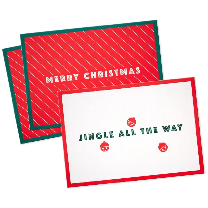 Hallmark : Jingle All the Way 3-Pack Assortment Large Christmas Gift Box Bundle