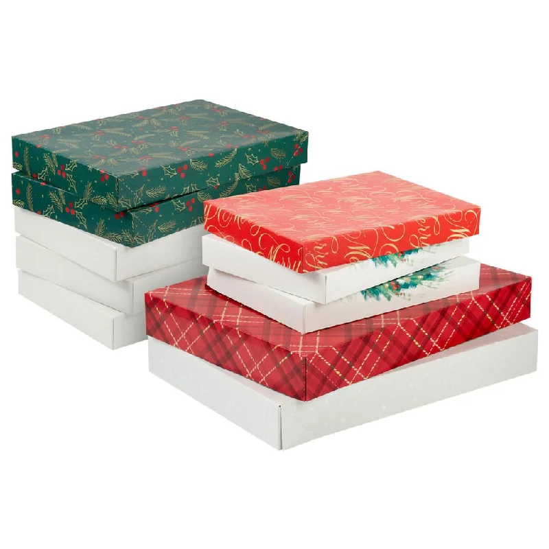 Hallmark : Traditional 10-Pack Assortment Christmas Gift Box Bundle