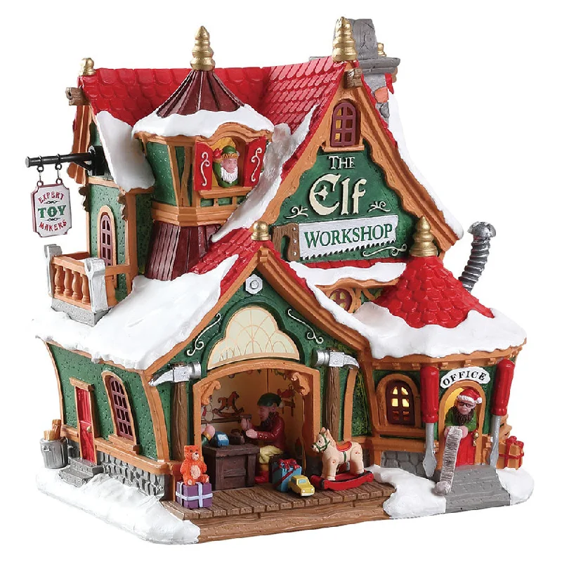 Lemax Santa's Wonderland Lighted Building: The Elf Workshop #75291