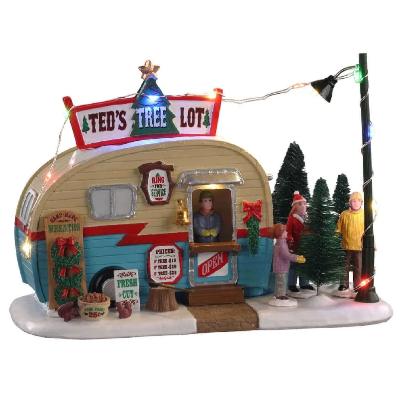 Lemax Vail Village Table Piece: Ted's Tree Lot #04746