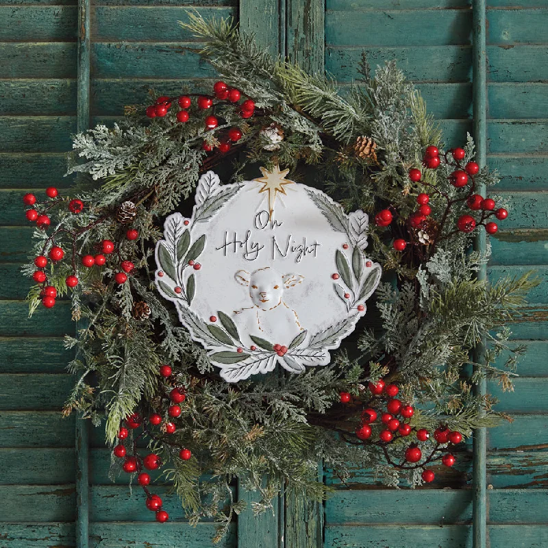 Metal Wreath Ornament