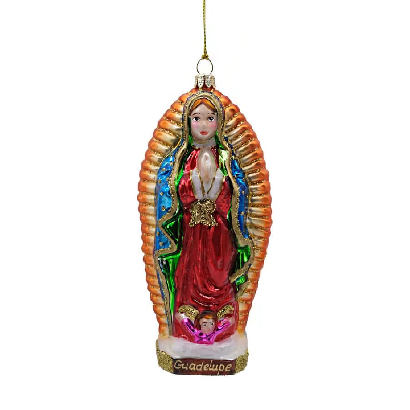 OUR LADY OF GUADALUPE - CHRISTMAS TREE DECORATION - GLASS