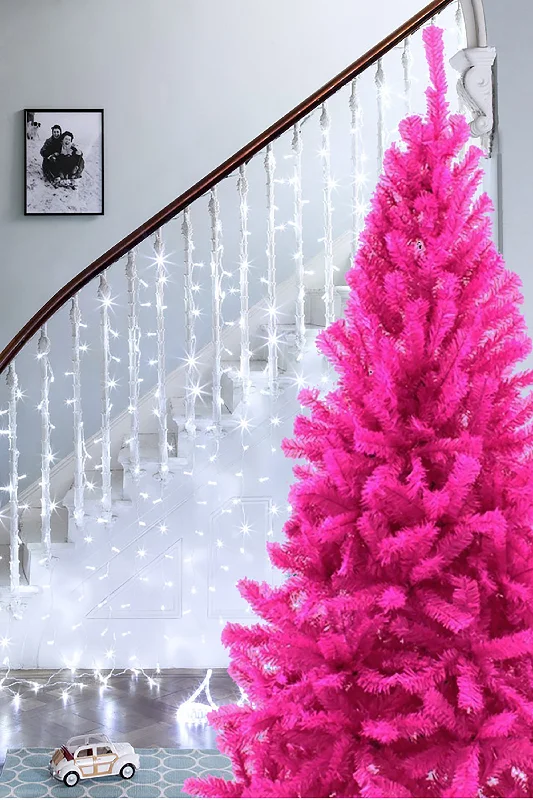 Pink Canadian Pine Christmas Tree