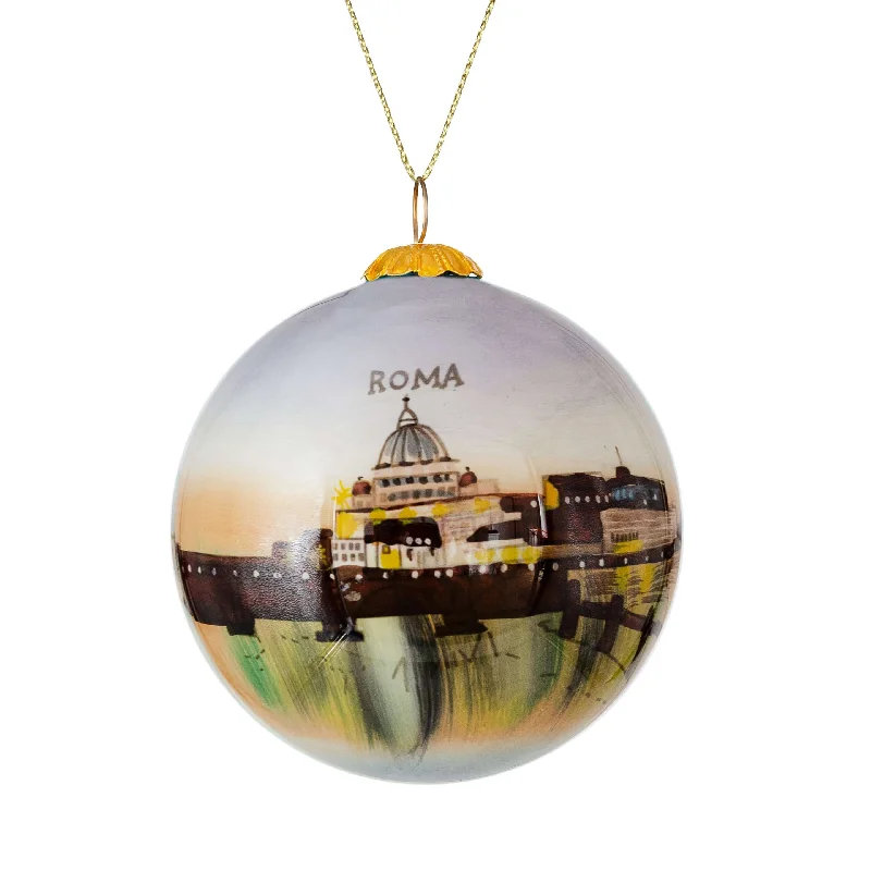 ROME - CHRISTMAS BAUBLE - GLASS