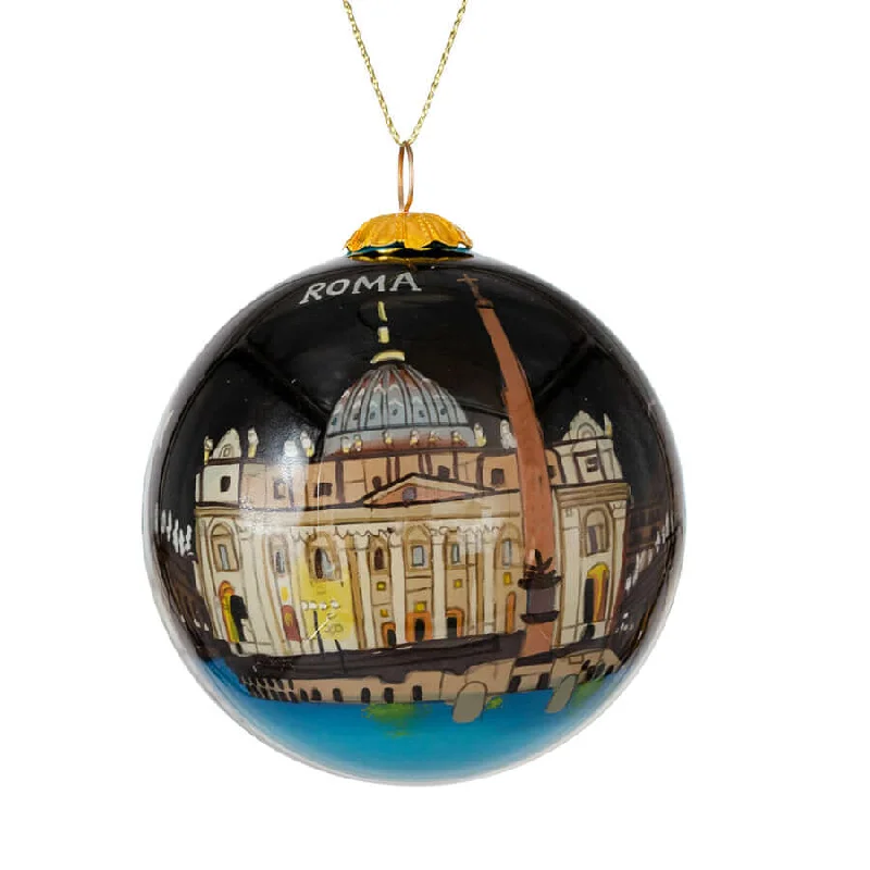 SAINT PETER'S SQUARE - CHRISTMAS BAUBLE - GLASS