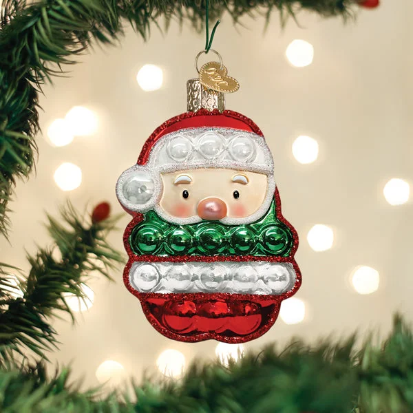 Santa Popper Ornament