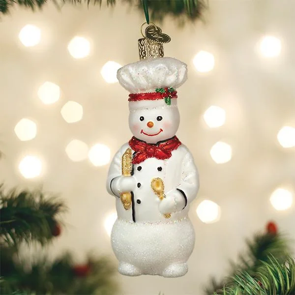 Snowman Chef Ornament