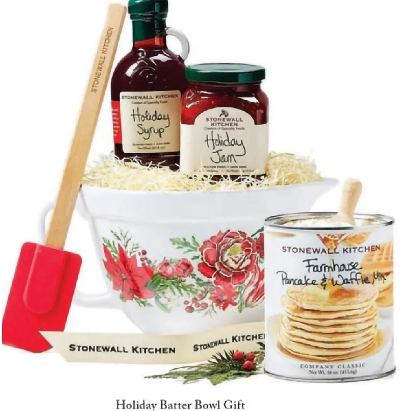 Stonewall Kitchen :  Holiday Batter Bowl Gift Set