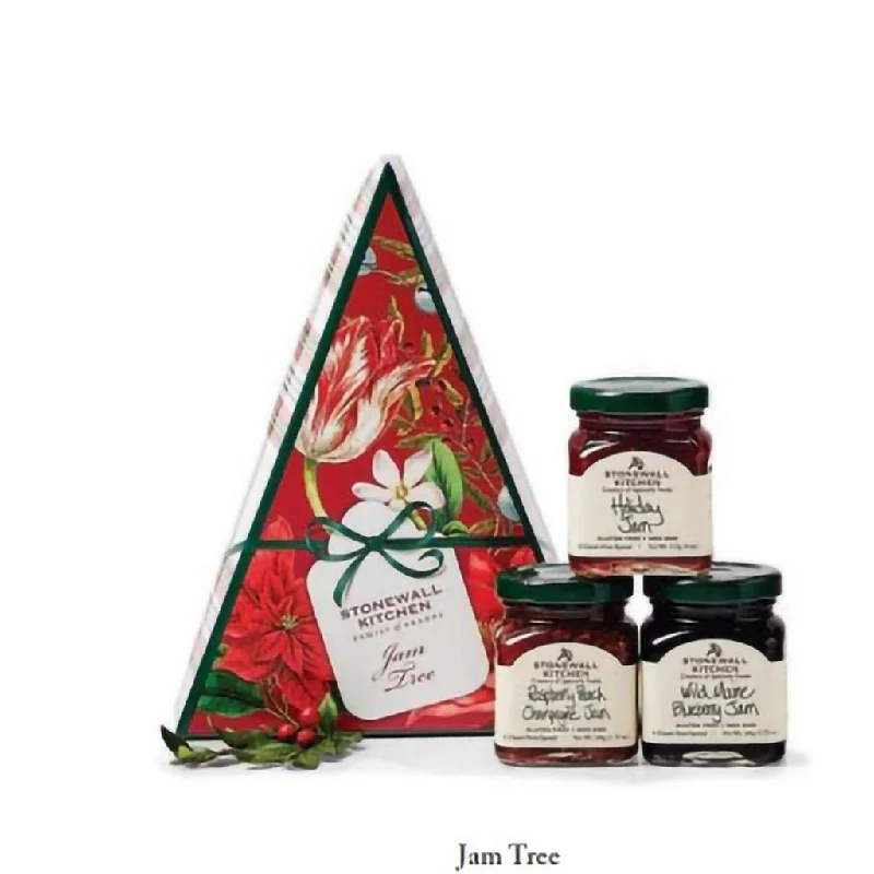 Stonewall Kitchen : Holiday Jam Tree Gift Set